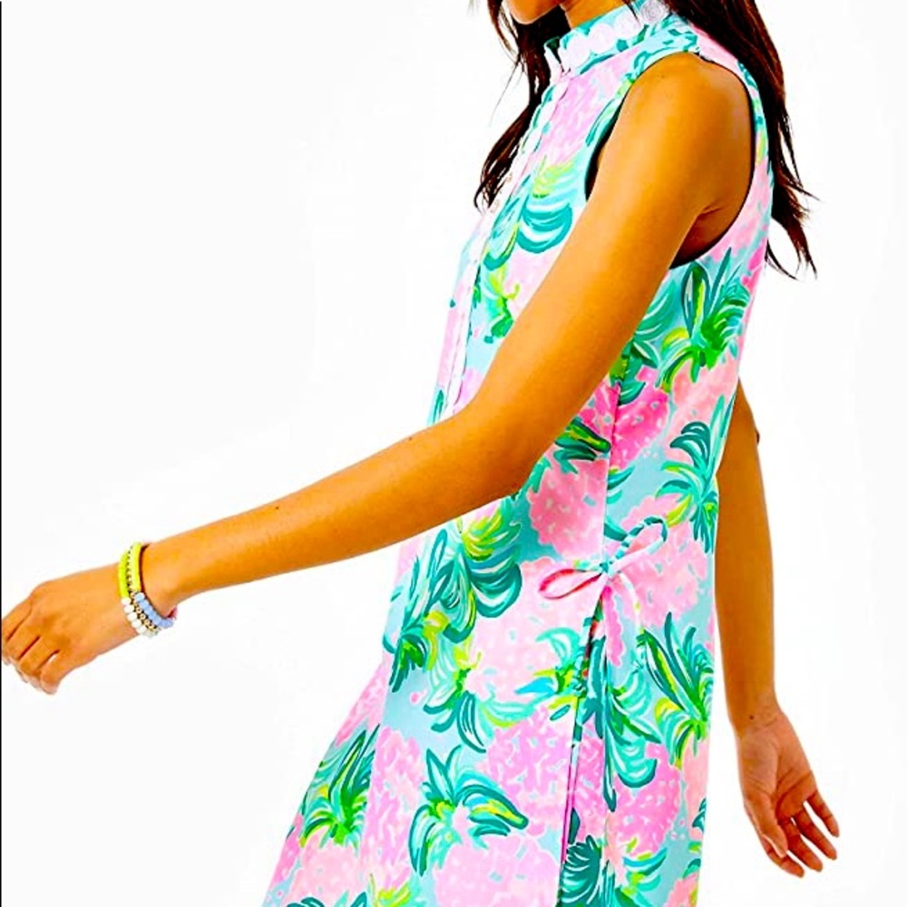 Lilly Pulitzer Jonna Romper in Blue Ibiza Pineapple Shake NWT